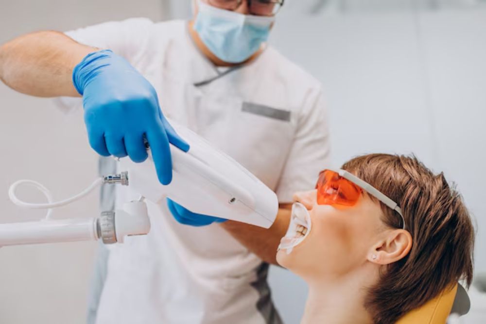 teeth whitening treatment for a brighter smile